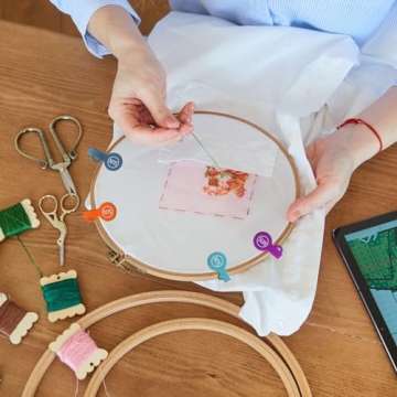 SUNFICON Magnetic Cord Organizers - 6 Pack Silicone Clips