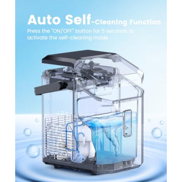 COWSAR Nugget Ice Maker for Quick Chewable Ice Cubes