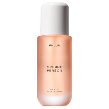 PHLUR Missing Person Lightweight Body Oil - Nourishing & Aromatic Scented Oil (4 Fl Oz)