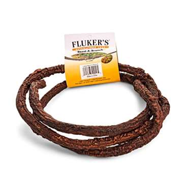 Fluker's Small Animal Bend-A-Branch Habitat Decor - 6 Feet of Versatile, Safe Fun!