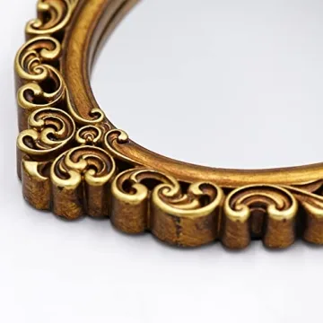 Elegant OIGUMR Vintage Oval Mirror for Home Decor