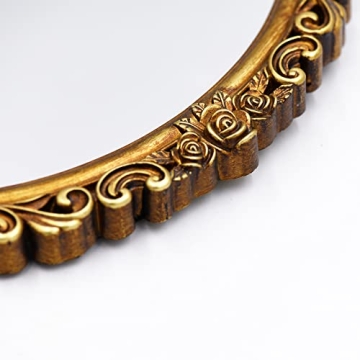 Elegant OIGUMR Vintage Oval Mirror for Home Decor