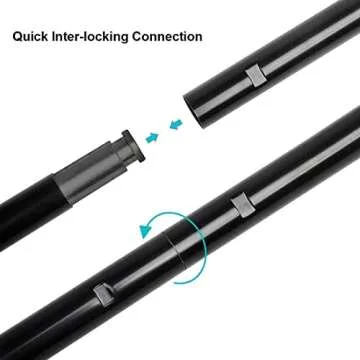 HYJ-INC Photo Background Support System Kit with Backdrop