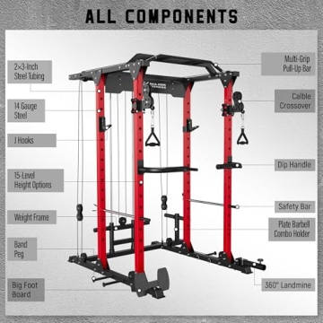Major Fitness Power Cage 1400lbs All-in-One Rack