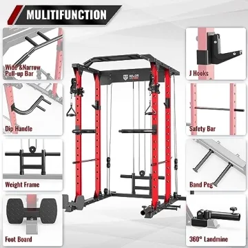 Major Fitness Power Cage 1400lbs All-in-One Rack
