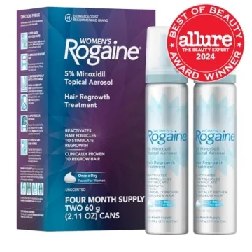 Rogaine Women's Minoxidil Foam for Thicker Hair Regrowth