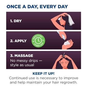 Rogaine Women's Minoxidil Foam for Thicker Hair Regrowth