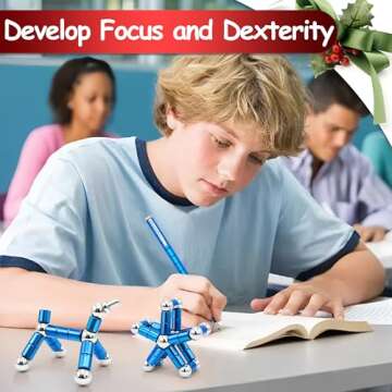 Upgrade Fidget Pen Magnetic Pen Toys for Teens- Unique Birthday Gifts for Young Men Fun Gifts for Teenage Boys Novelty Christmas Stocking Fillers Gadget for 8 10 11 12 13 14 15 Year Old Boy