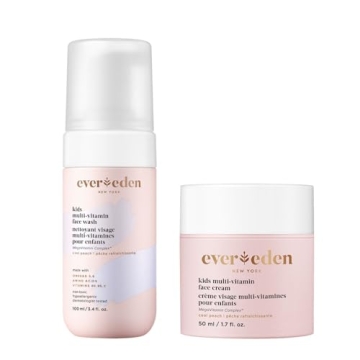 Evereden Kids Happy Face Duo - Vegan Skin Care Set for Kids