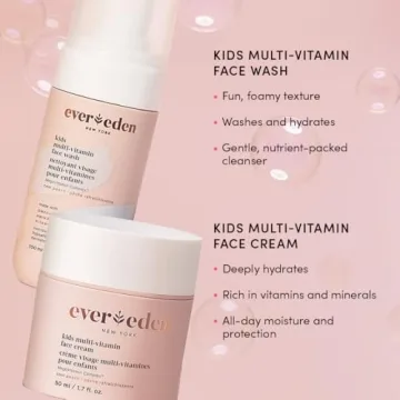 Evereden Kids Happy Face Duo - Vegan Skin Care Set for Kids