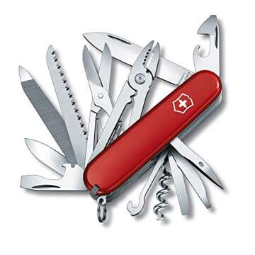 Victorinox Handyman Swiss Army Knife, 24 Functions, Swiss Made Pocket Knife with Large Blade, Screwd...