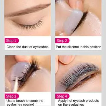 44 Piece Lash Lift Rods for Stunning Curled Lashes