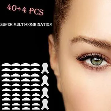 44 Piece Lash Lift Rods for Stunning Curled Lashes