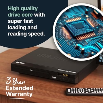 2025 HDMI DVD Player for Smart TV - Region Free & Compact