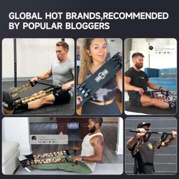 Innstar Multi-Function Resistance Bands for Working Out, Push Up Exercise Bands Resistance Bands Set for Bench Press Gym Equipment, Home Workout, Travel Portable