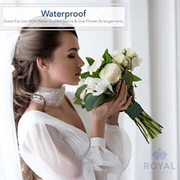 Royal Imports Bind Wire Twine, Paper Wire for Bouquets, Garland Vine, Wreath Making, Jewelry Beading...