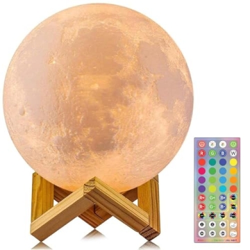 CPLA Moon Lamp with 128 Colors - Perfect Birthday Gift for Girls!