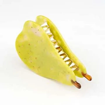 Pear Claw Clips,Cellulose Acetate Hair Clips,Small Claw Clips for Women