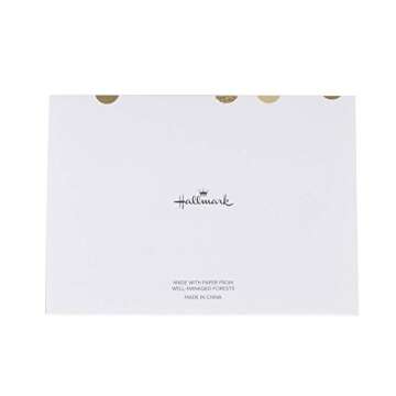 Elegant Hallmark Thank You Cards with Glitter Dots