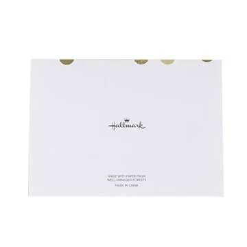 Elegant Hallmark Thank You Cards with Glitter Dots