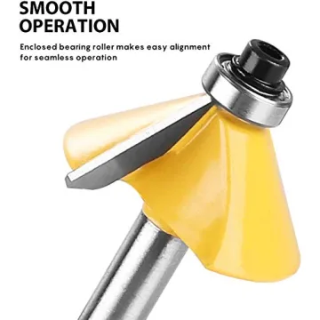 KOWOOD 24X Router Bits Set 1/4 Inch Shank Professional Woodworking