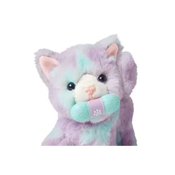 American Girl Truly Me 18-inch Doll Pet Purrpley Pink Kittycat with Magnetic Mouth to Hold Her Yarn Toy, For Ages 6+