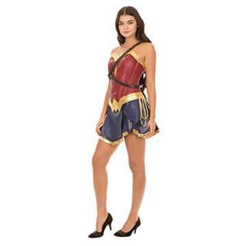 Women's DC Comics Wonder Woman Warrior Corset Skirt Costume Set