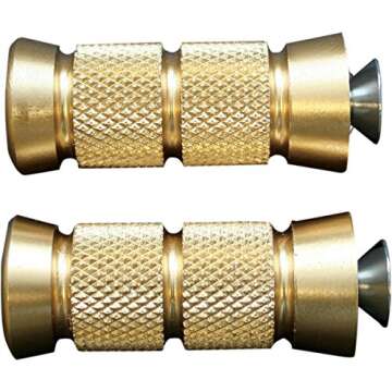 Accutronix Knurled Brass Toe Pegs PT220-KG5