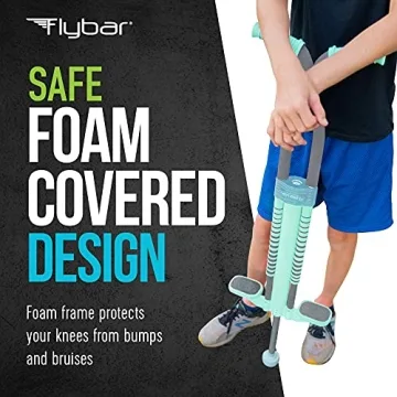 Flybar Master Pogo Stick for Kids, Ages 9+, 80 to 160 Pounds, Easy Grip Handles, Anti-Slip Pegs, Outdoor Toys for Boys, Jumper Toys for Girls, Outside Toys for Kids, Tweens and Teens