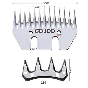 Professional 13 Teeth Sheep Shearing Blades for Efficient Grooming