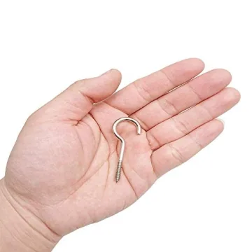 Durable 2 Inch Metal Cup Hooks for All Hanging Needs