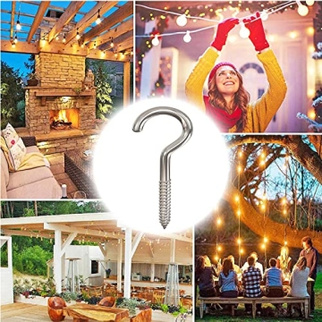 Durable 2 Inch Metal Cup Hooks for All Hanging Needs