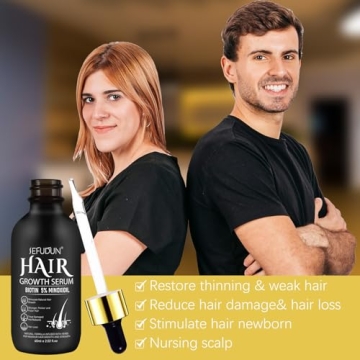 2Pack 5% Minoxidil Serum for Hair Growth & Regrowth