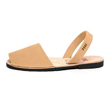 Avarca Pons Wedge Women Sandals - Stylish Leather Footwear for Any Occasion