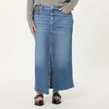 Rylie Maxi Denim Skirt - Stylish Comfort for Every Occasion