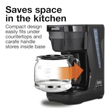 Proctor Silex 12 Cup Programmable Coffee Maker for Easy Brewing