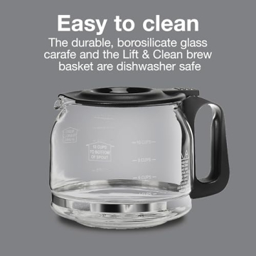 Proctor Silex 12 Cup Programmable Coffee Maker for Easy Brewing