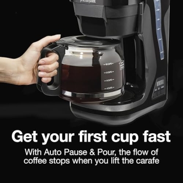 Proctor Silex 12 Cup Programmable Coffee Maker for Easy Brewing