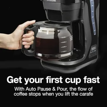 Proctor Silex 12 Cup Programmable Coffee Maker for Easy Brewing