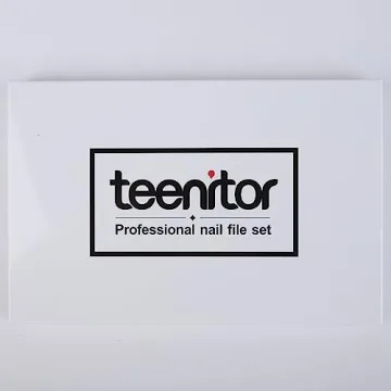 Teenitor 6pcs Nail File and Buffer Set for Perfect Nails