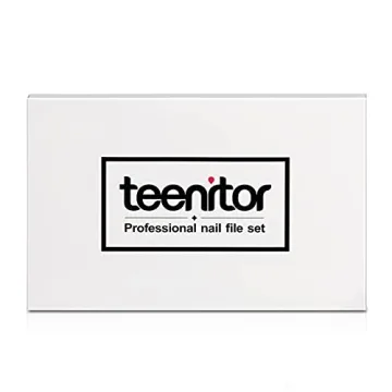 Teenitor 6pcs Nail File and Buffer Set for Perfect Nails