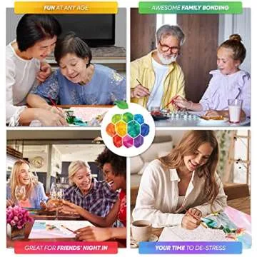 Opalberry Paint by Numbers - 16x20 Wrinkle-Free Rolled Canvas - Adults' Paint-by-Number Kit - DIY Painting Flowers