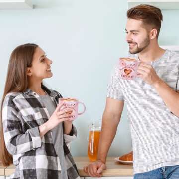 COVLUROTO Valentines Day Gifts for Her,12 OZ Funny Coffee Mug, Cute Gifts for Women Girlfriend Wife from Him Husband Boyfriend, Valentines Day Anniversary Birthday Novelty Presents/Gifts for Women