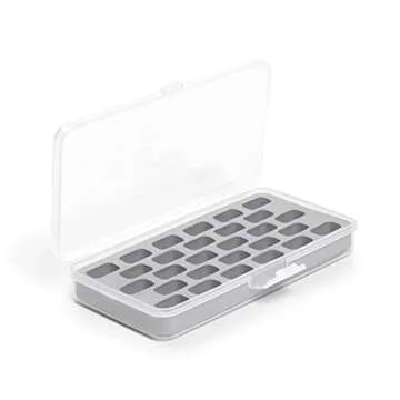Dritz, Stores 28 Bobbin Box, Clear