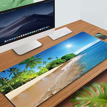 RTGGSEL XL Non-Slip Extended Mouse Pad for Gaming