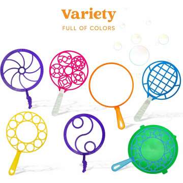 JOYIN Big Bubble Wands Set for Kids Summer Fun