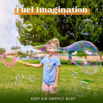 JOYIN Big Bubble Wands Set for Kids Summer Fun