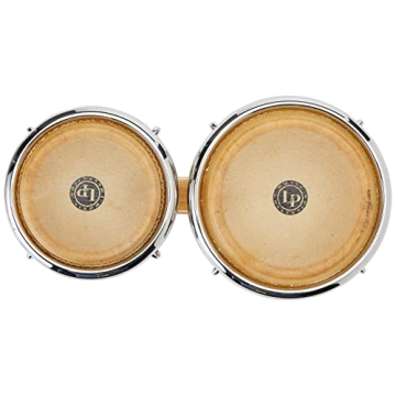 LPM199-AW Mini Tunable Natural Wood Bongos for All Ages