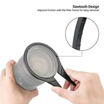 2 Packs Camera Lens Filter Wrench Kit, CPL UV ND Filter Removal Wrench Tool Set, Fit 55mm-72mm 77mm-95mm Lens Thread for Canon Nikon Sony Fujifilm Olympus Panasonic and Other Camera