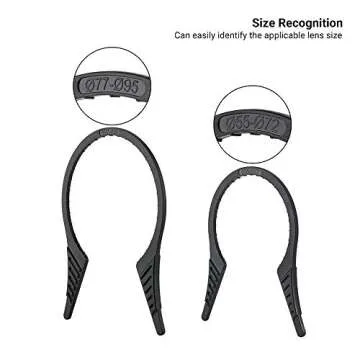2 Packs Camera Lens Filter Wrench Kit, CPL UV ND Filter Removal Wrench Tool Set, Fit 55mm-72mm 77mm-95mm Lens Thread for Canon Nikon Sony Fujifilm Olympus Panasonic and Other Camera